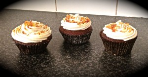 Chocolate Bacon Cake with Maple Frosting