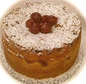 Cherry and Custard Cake recipe