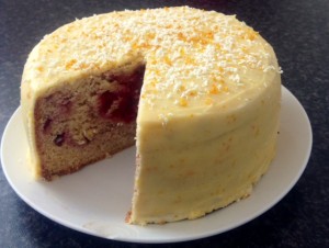 Rhubarb Orange and Ginger Cake recipe