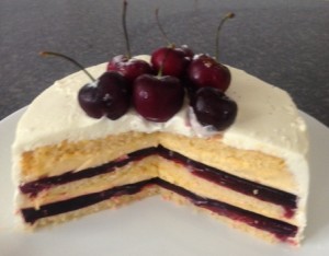 Cherry Trifle Cake recipe