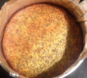 Orange and Poppy Seed Rice Cake recipe