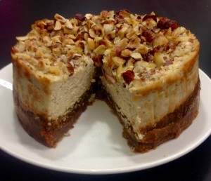 Fig Hazelnut and Coffee Cheesecake recipe