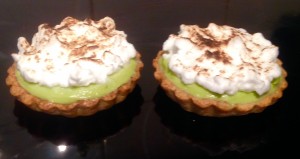 Lemon Avocado Meringue Pies recipe