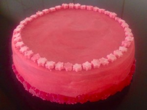 Red Skin Candy Cake recipe