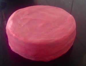 Red Skin Candy Cake recipe