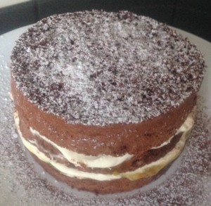 Chocolate and Orange Marmalade Sponge recipe