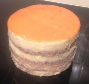 Black Forest Ricotta Layer Sponge Cake recipe