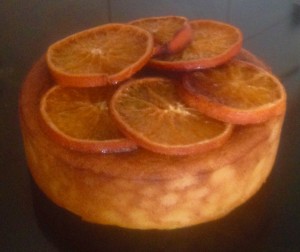 Orange Blossom Polenta and Yoghurt Syrup Cake recipe