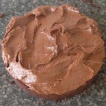 Vegan Black Bean and Chocolate Cake with Avocado Frosting