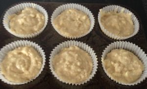 Low Fat White Chocolate Lemongrass Salted Macadamia Cupcakes
