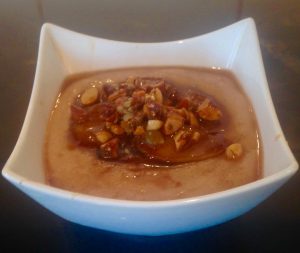 Cinnamon Apple and Burnt Honey Semolina Pudding