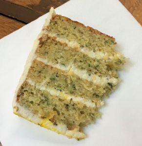 Lemon, Thyme and Zucchini Layer Cake recipe