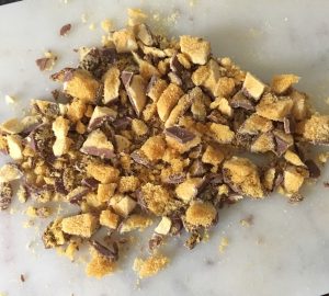Chocolate Honeycomb Spiced Christmas Pudding recipe