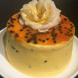 Passionfruit Orange Blossom Vanilla Cake recipe