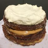 Churros Chocolate Caramel Cake recipe