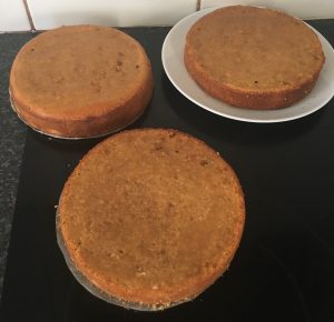 Spiced Sweet Potato Bourbon and Caramel Cake recipe