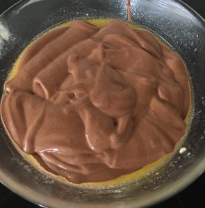 Chocolate Ricotta Cheese Pudding with Ricotta Ice-Cream recipe