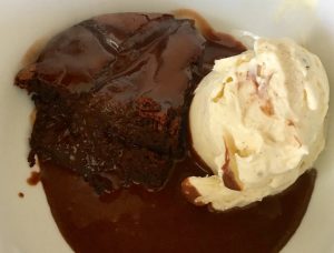 Chocolate Ricotta Cheese Pudding with Ricotta Ice-Cream recipe
