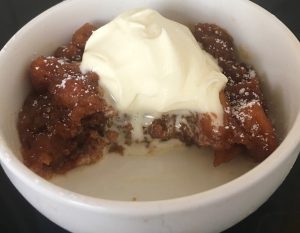 Caramel Butterscotch Schnapps and Peanut Butter Bread Pudding recipe