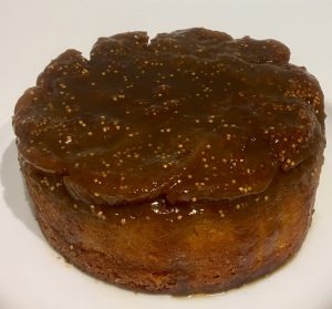Upside-Down Golden Caramelised Fig and Port Cake