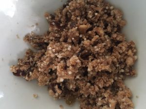 Sago and Dried Fruit Boiled Pudding recipe