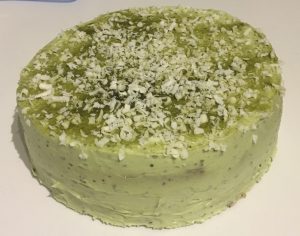Bulgur Lemon Almond and Green Tea Cake recipe