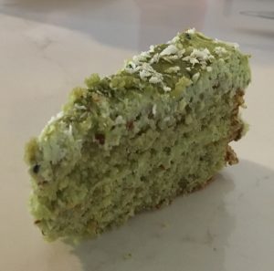 Bulgur Lemon Almond and Green Tea Cake recipe