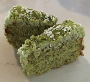 Bulgur Lemon Almond and Green Tea Cake recipe