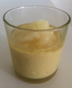 Passionfruit Orange Blossom and Pineapple Custard Pots recipe