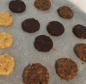 Chickpea Chocolate Coconut and Almond Cookies