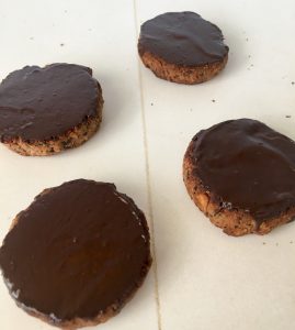 Chickpea Chocolate Coconut and Almond Cookies