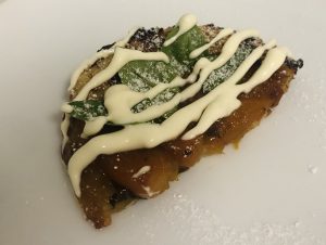 Peach and Basil Tarte Tatin