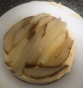 Thyme Orange and Poached Pear Cake recipe