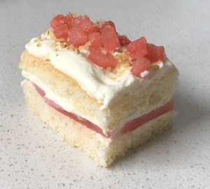 Rose Pistachio and Watermelon Sponge Cake