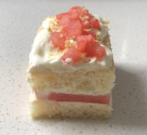 Rose Pistachio and Watermelon Sponge Cake